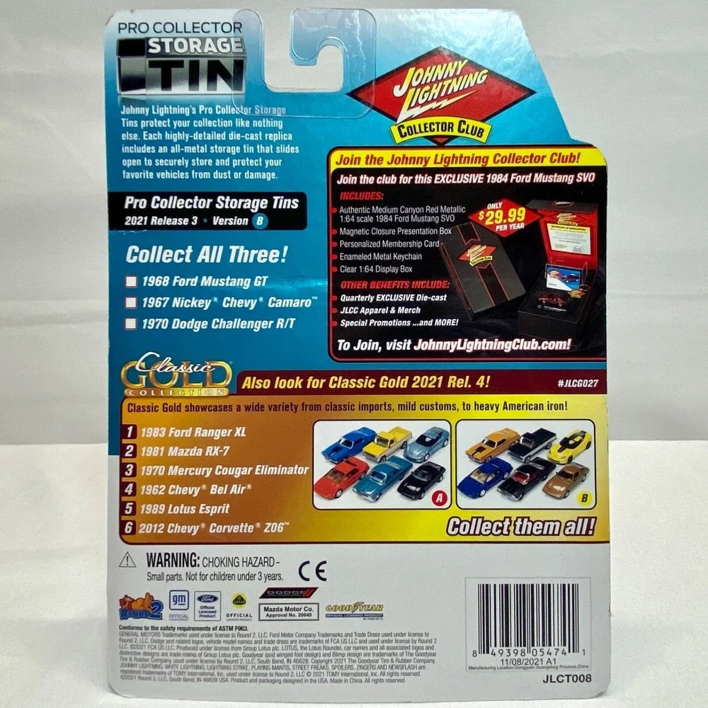 Johnny Lightning 1968‎ Ford Mustang GT Version B Release 3 Green 1:64 NIP 2022